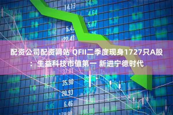 配资公司配资网站 QFII二季度现身1727只A股：生益科技市值第一 新进宁德时代